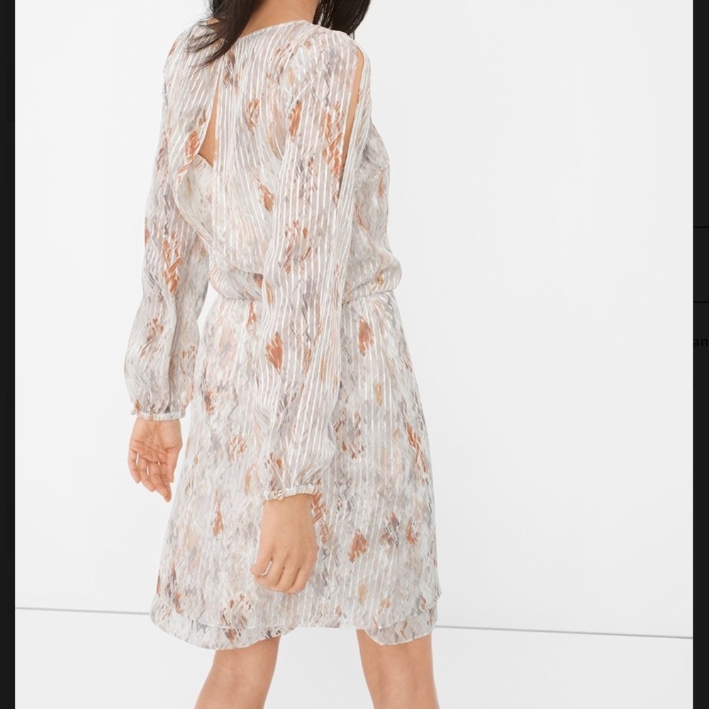 💎White House Black Market Geo-Print Mini Dress